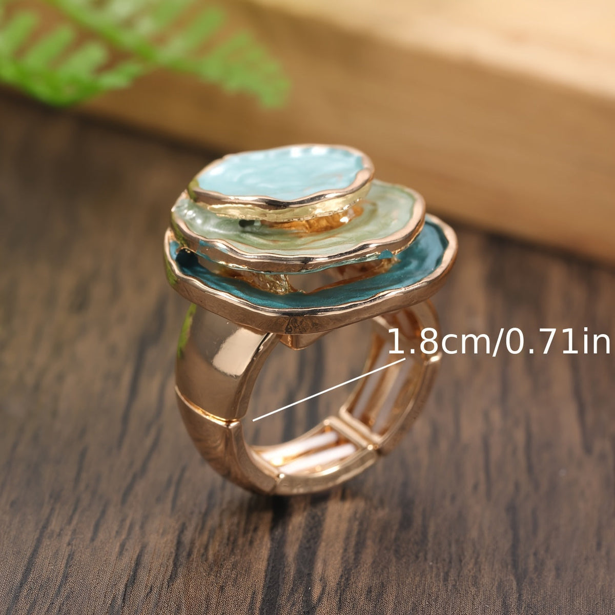 Boho trojitý smaltovaný prsten